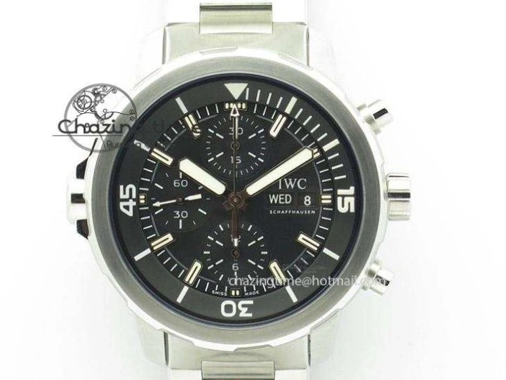 MIROTIME 0416 WellDesigned Aquatimer Automatic SS RSF 1:1 Best Edition Blue Dial on Blue Rubber Strap A 7057